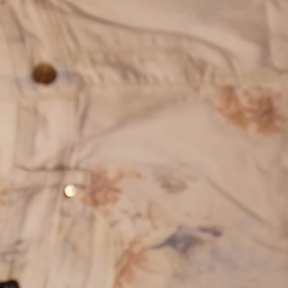 Chico's "Watercolor"the Platinum Jeggings in whitewash - Picture 5 of 8